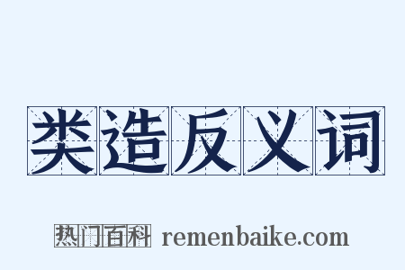 类造反义词是什么意思的图片